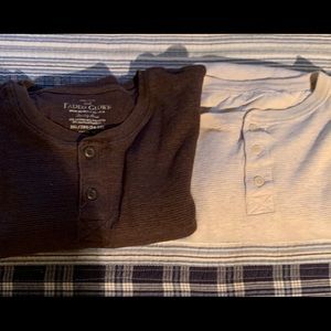 3XL x2 Henleys